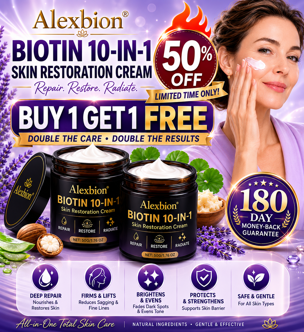 BIOTIN 10-IN-1 SKIN RESTORATION CREAM