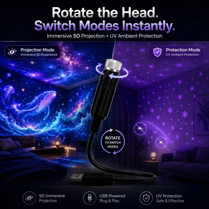 Galaxy Ocean 5D Projector